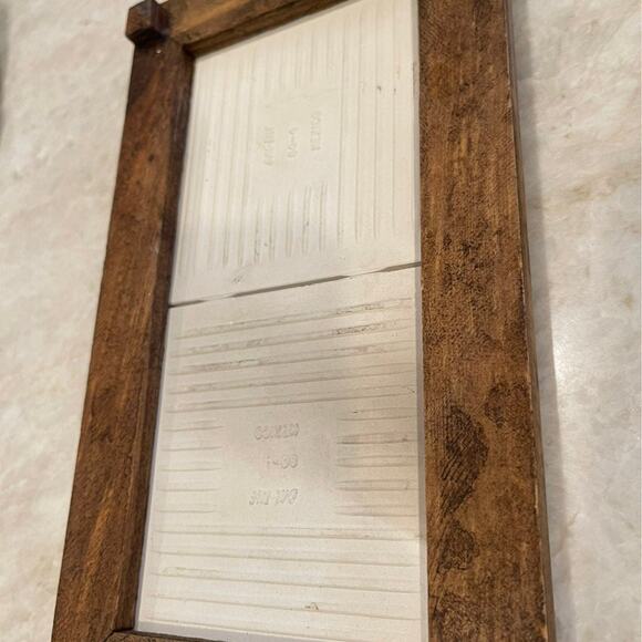 Vintage mexican tile trivets with wood frame - Picture 6 of 8